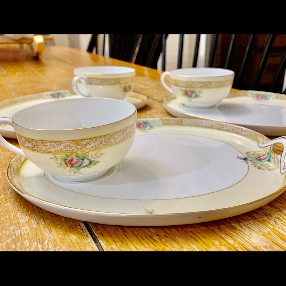 Noritake Cup and Snack Plate